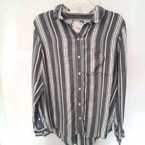 +3🔵SO Women's Striped Button Down Shirt